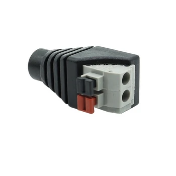 DC Mand Kvinde stik 2.1 mm 5,5 mm DC Power Jack-Adapter Stik til 3528/5050/5730 enkelt farve led strip CCTV Kamera