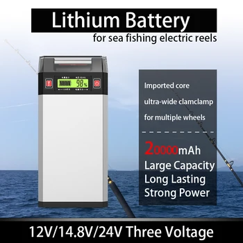 DC24V 10000mAh Ny Designet Batteridrevet Lithium-Batteri til El-Fiskeri Hjul Båd Fisk Power Stor Kapacitet havfiskeri