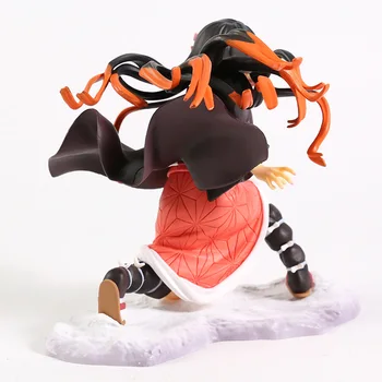 Demon Slayer Kamado Nezuko PVC Figur Collectible Kimetsu ingen Yaiba Tanjirou Nezuko Model Toy Gave
