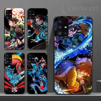 Demon Slayer Phone Case For Samsung A40 A50 A51 A71 A20E A20S S8 S9 S10 S20 Plus note 20 ultra 4G 5G