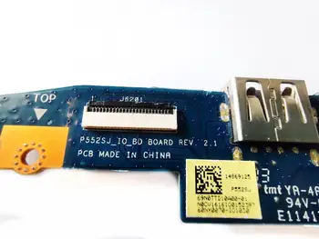 Den oprindelige ASUS P552SJ USB-board lydkort P552SJ IO BD YRELSEN REV 2.1 testet gode gratis fragt