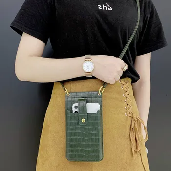 Den universelle halsrem Telefonen Sag Bag Etui til Sony Xperia L1 L2 L3 L4 X Kompakt Mini-Performance Kort Lomme Dække Shell