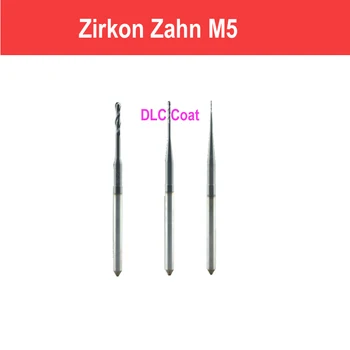 Dental Lab CADCAM Slutningen Fræsning Burs Med DLC Frakke Til Zirkonia Zirkon Zahn banebrydende Diameter på 0.5mm1.0mm2.0 mm Skaft 3MM