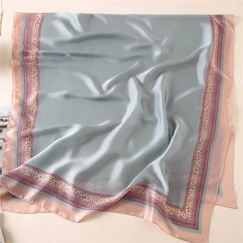 Designer Silke Tørklæde Kvinder Print Foulard Pashmina Tørklæder, Hijab Dame Mærke, Sjaler og Wraps Kvindelige Echarpe Stranden Stjal Bandana