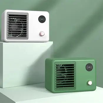 Desktop Aircondition, Ventilator USB-Genopladelige Mini klimaanlægget Portable Air Cooler Aircondition, Befugter Til Kontoret