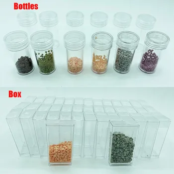 Diamant Maleri Tilbehør Max DIY Container Broderi Mosaik Værktøjer Perle Cross Stitch Plast Bor Opbevaring Tomme Flasker/Box