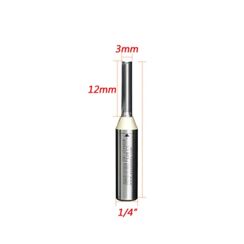 Diameter 3.0-6.0 mm TCT Lige Trimmer Cutter 1/4