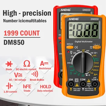 Digital multifunktions Professionel Multimeter Auto AC/DC Votage tester Høj præcision Ohm Nuværende Amperemeter Detektor Værktøj