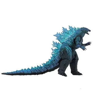 Dinosaur monster 17CM PVC Godzilla Jet Blå Dinosaur monster Løsøre Boxed Figur Action Figur Legetøj for Børn
