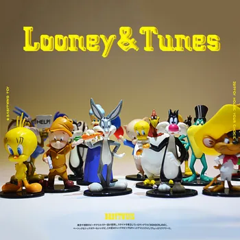 Disney 16piece 7-8cm Looney Tunes Bugs Bunny samling hjem dekoration figur legetøj