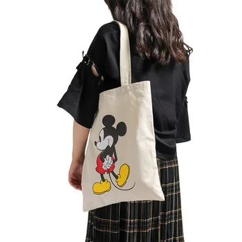 Disney Mickey Mouse Punge og Tasker Damer Ble Taske Barsel Pose Baby Tasker for Mødre Piger Lærred skuldertaske Gave