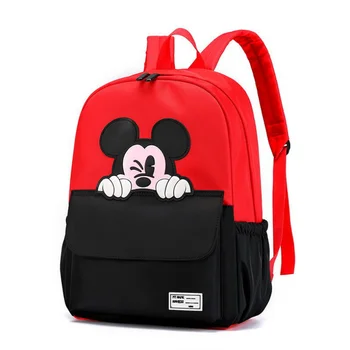 Disney Mickey Schoolbags Børnehave Håndtaske Elementary School Taske Børn Vejledning Taske Drenge Piger Kunst Bag Messenger Taske