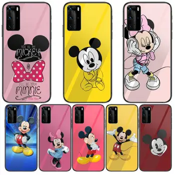 Disney Tegnefilm Mus Telefonen Sagen For Huawei P 40 30 20 10 9 8 Lite-E Pro Plus Sort Etui Coque Maleri Hoesjes tegneserie fas