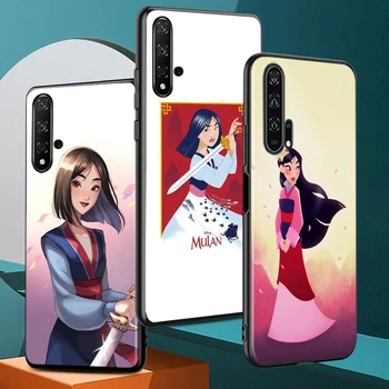 Disneys Mulan kunst til Ære 9 9S 9X 9C 8X Max 8A 8 8S 8C 7S 7C 7A Prime Pro 2020 2019 Sort Telefonen Sag
