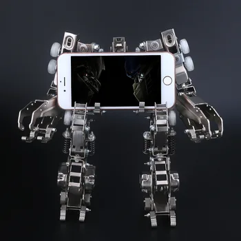 DIY 3D Metal telefonholder Robot Figur Puslespil Anti Stress Relief Samle byggesten Model Cool Ting, Legetøj til Voksne Gave