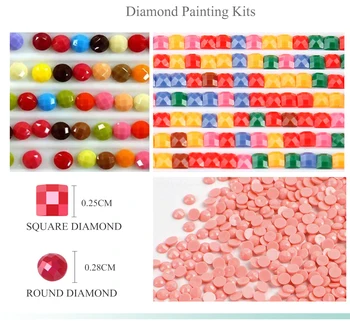 DIY-5D Diamant Maleri Baby Fødder Elsker Hånd Søde Værelse Billede Broderet Korssting Mosaik Fuld Runde Rhinsten Home Decor