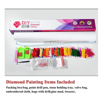 DIY-5D Salg Diamant Broderi, Mosaik, Tegnefilm Søde Farve Hund, Fuld, Maleri Cross Stitch
