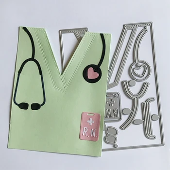 DIY Håndværk opslagstavle Stål Prægning Skimmel, Udskrivning af Stål Mould for Sygeplejerske Tøj, Håndværk at Gøre
