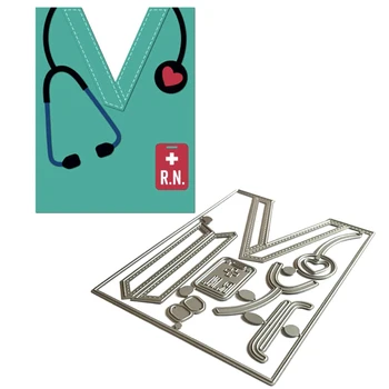 DIY Håndværk opslagstavle Stål Prægning Skimmel, Udskrivning af Stål Mould for Sygeplejerske Tøj, Håndværk at Gøre