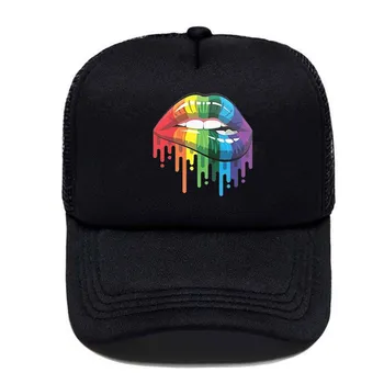 DIY logo hat tilpasset sommeren cap Reklame caps for virksomheden unisex mesh skum hat rejser cap farve slip cap
