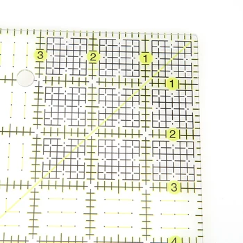 DIY-Manual Patchwork Lineal Skala Dobbelt Farve stregtegning Lineal til Måling Af Udendørs Indendørs Arbejder Forsyninger Dele