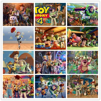 DIY Mosaik Kunst Diamant Maleri Klassiske Disney Tegnefilm Film Toy Story Diamant Broderi Hånd Cross Stitch Kits Hjem Dekoration