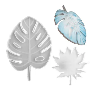 DIY Silikone Forme kopholder Mat Maple Leaf Coaster Epoxy Harpiks Forme Maple Skildpadde Blad opbevaringsbakke Mould Smykker Gør Værktøjer