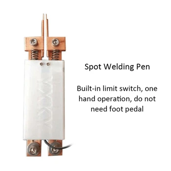 DIY Stedet Svejser Maskine Svejsning 18650 Batteri Håndholdte punktsvejsning Pen Automatisk Udløser Indbygget Switch