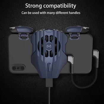 DL02 Halvleder Mobiltelefon Radiator USB-Opladning, Type-C Interface til Huawei, Xiaomi Smartphone