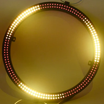 DMX Pixel Ring 3535 RGB Adresserbare Pixel Circle Ring 240led 60pixel med 60built-effekter