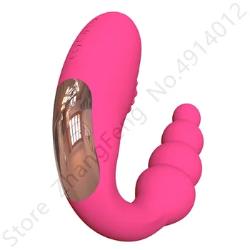 Dobbelt-head Vibrator U-form anal dildo-plug butt prostata massage vaginal Stimulere klitoris sex legetøj Til Kvinder Håndsex