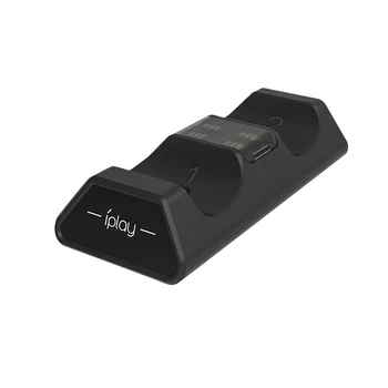 Dobbelt Oplader Stå For PlayStation5 Joystick, Gamepad Til PS5 Trådløse Controller USB Type-C Oplader Dock-Station