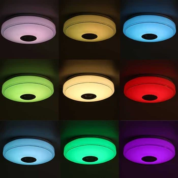 Doodles Wifi Intelligent Loft Lys Light Emitting Diode Flerfarvet APP Fjernbetjening BT Loft Lampe LED-Lys i Loftet