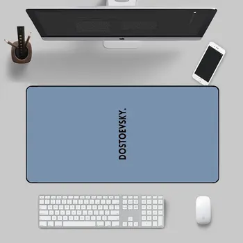 Dostoevsky navn Gaming musemåtte Store Gamer Musemåtte Tilbehør Anti-slip naturgummi PC Computer Tastatur Skrivebord Mat