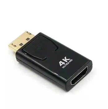 DP-Til-HDMI-kompatibel Max 4K-60Hz Displayport Adapter Mandlige og Kvindelige Kabel Konverter DisplayPort-Til-Adapter Til PC-TV Projektor