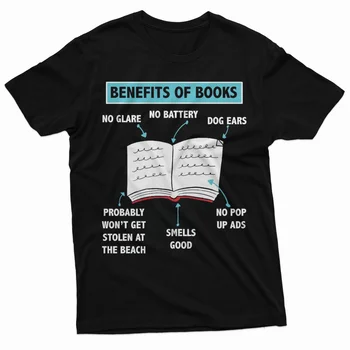 Drage Fordel Af Bøger Sort T-Shirt