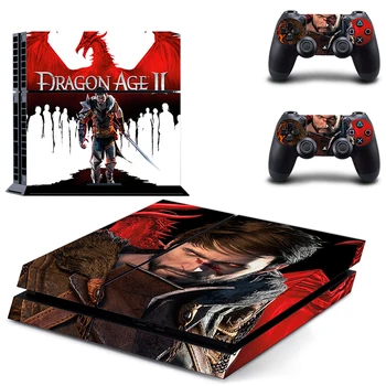 Dragon Age PS4 Hud Mærkat Mærkat for Sony PlayStation 4 Konsol og 2 Controller Skin PS4 Mærkat Vinyl Tilbehør