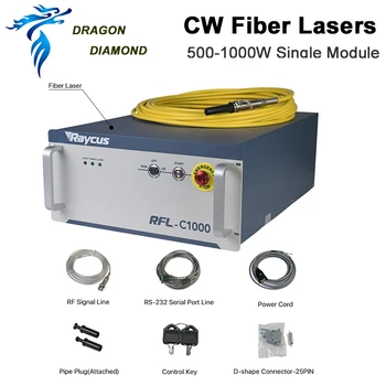 DRAGON DIAMANT Raycus Enkelt Modul 1500w-2000W CW Fiber Lasere Serie 1064nm For Fiber skæremaskine RFL-C1500S RFL-C2000S