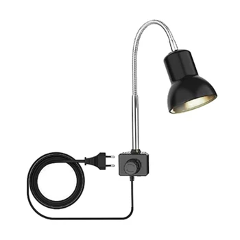Drejelig Akvarium Krybdyr Varme Lys Clamp Lamp Bulb w/ Clip-25W EU Stik