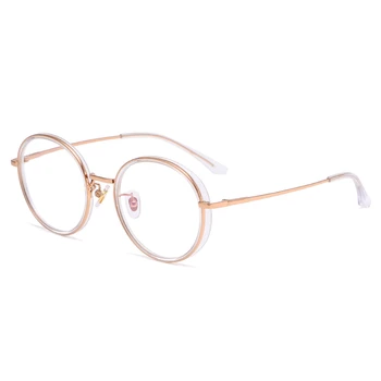 Driftssegme Jate 3092 Ren Titanium Briller Ramme Mænd Retro Runde Recept Briller Kvinder Nye Vintage Nærsynethed Optiske Briller