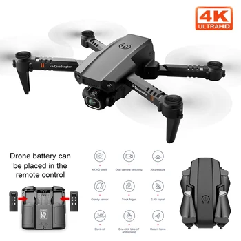 Drone erhverv 4k HD-Vidvinkel Kamera, 1080P WiFi fpv Drone Dual Camera Højde Holde Droner Kamera Helikopter Legetøj 2021 NY