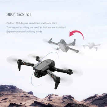 Drone erhverv 4k HD-Vidvinkel Kamera, 1080P WiFi fpv Drone Dual Camera Højde Holde Droner Kamera Helikopter Legetøj 2021 NY