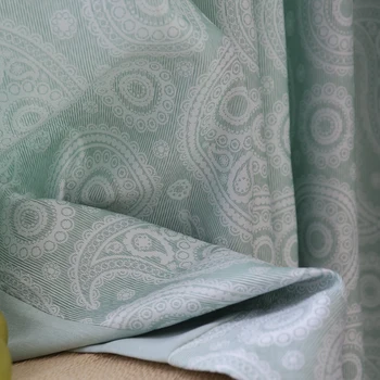 DSinterior polyester klassisk design jacquard gardin til soveværelse vindue custom made