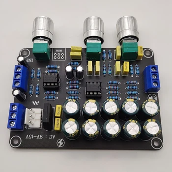Dual NE5532 Udskiftelige Tone Main-Board Lyd Diskant Bas Justering af Equalizer Forstærker Tone Kontrol Forforstærker