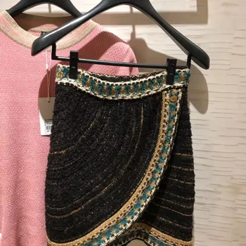 Duftende Nye Egyptiske Lille sweater mode, der passer nederdel kvinder s top nederdel jakkesæt