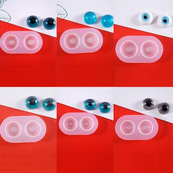 Dukke Øjne Silikone Formen Sæbe Mould Kreative DIY Crystal Epoxy Forme Ornament Indretning Leverer Praktisk Sæbe Håndværk at Gøre Værktøj