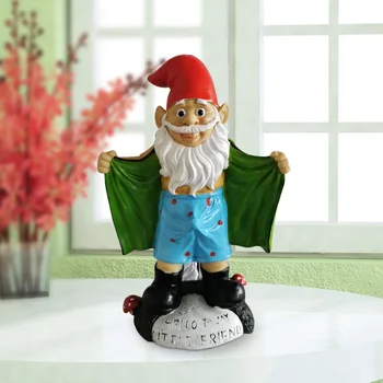 Dværge Figurer Gnome Skulpturer Udendørs Micro Harpiks Landskab Miniature Indretning Figurer Indre Gårdhave Landskab Dekoration