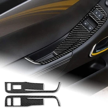 Døren Vinduet Kontrol Switch Panel Mærkat Trim Decal for Chevrolet Camaro 2013-Tilbehør