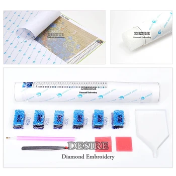 EASHRU symaskine Klud 5D DIY Diamant Maleri Cross Stitch Fuld Square Bor Diamant Broderi Håndarbejde Hjem PT5000