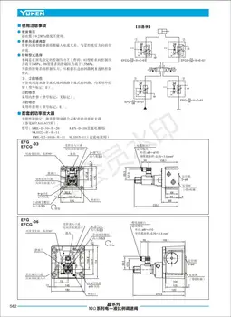 EFG-03-60/125-26 proportional elektro-hydrauliske flow kontrol ventiler